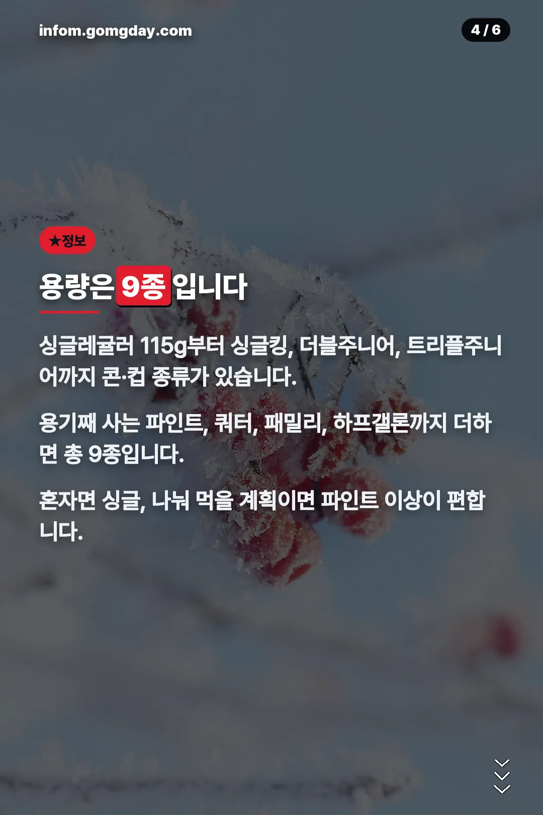 판매 용량 9종
