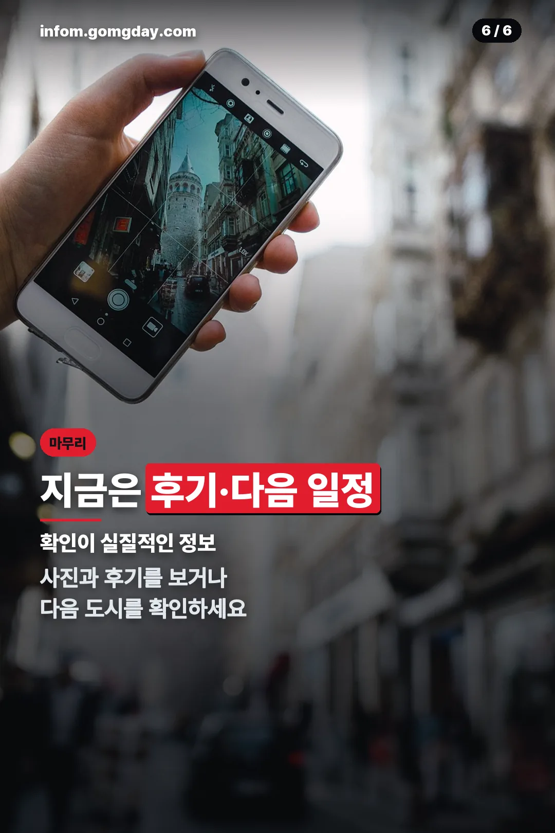 후기 다음 일정 마무리