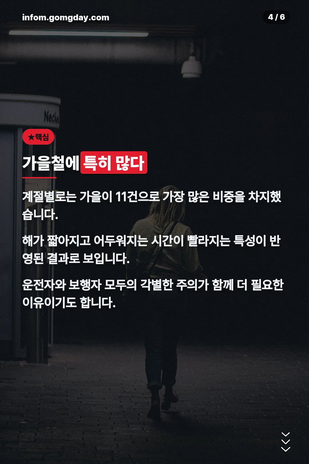 가을철 사고 집중